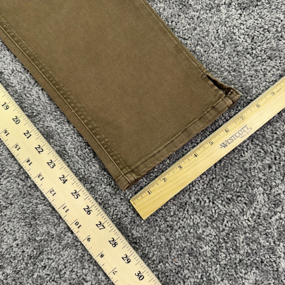 M Jeans By Maurices Jeans Womens 8 Brown Mid Rise Slim Straight Ankle Stretch - Picture 5 of 8